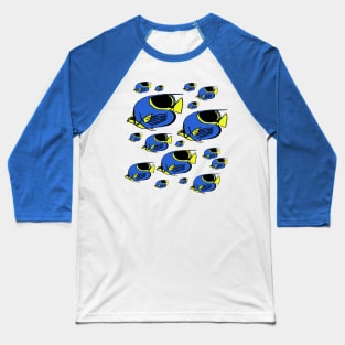 Blue & Yellow Sunfish Baseball T-Shirt